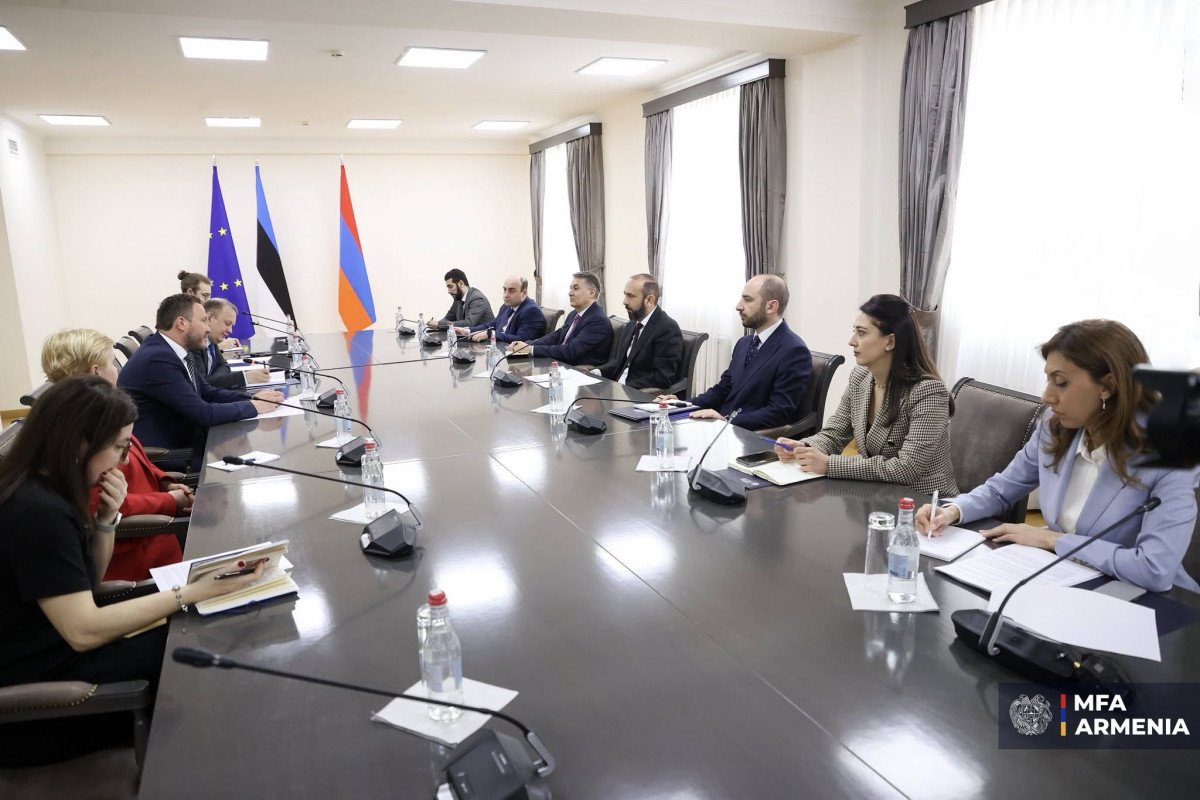 Ermənistan və Estoniya xarici işlər nazirlərinin genişləndirilmiş görüşü keçirilib