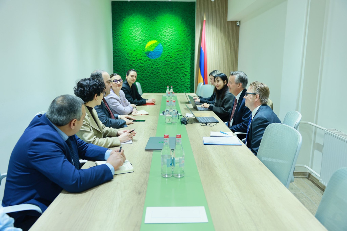 Վահե Դավթյանը և Կանաչ կլիմայի հիմնադրամի ներկայացուցիչները անդրադարձել են կլիմայի փոփոխության ոլորտում իրականացվող նախաձեռնություններին