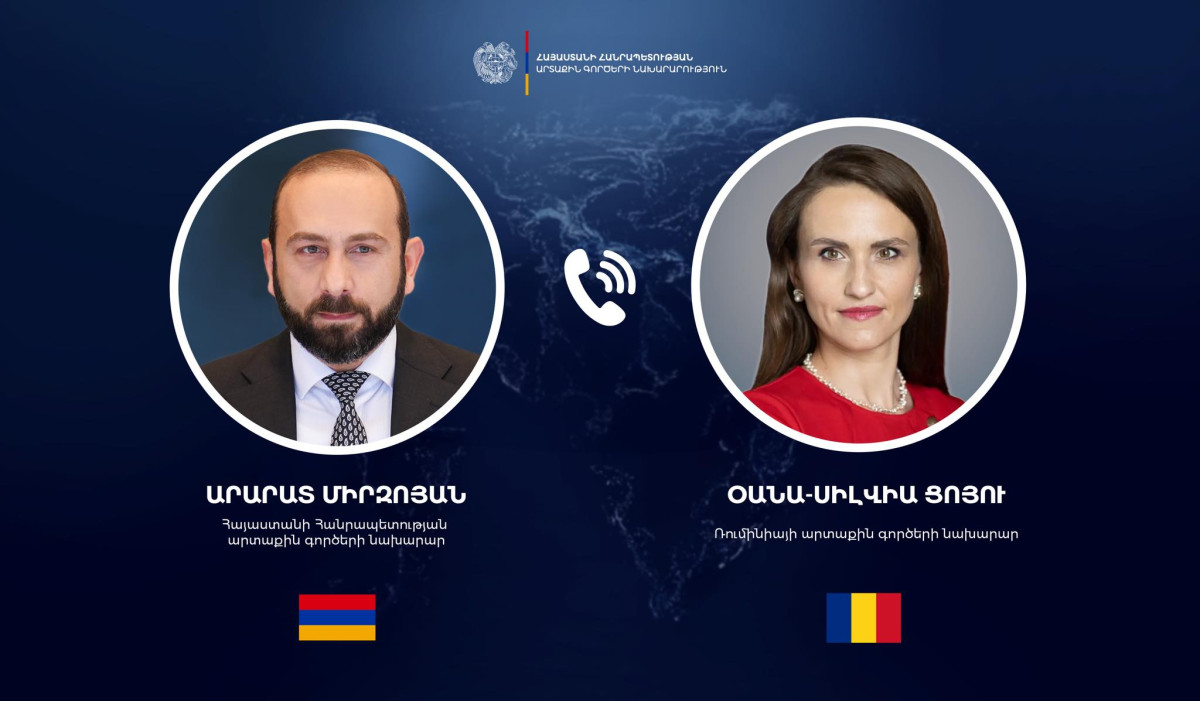 Ermənistan və Rumıniya xarici işlər nazirləri Ermənistan-Aİ tərəfdaşlığının dərinləşdirilməsi təşəbbüslərini müzakirə ediblər