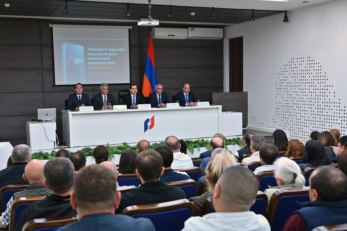 Հարկ վճարելու մշակույթի նկատմամբ լինել ավելի հոգատար․ ՊԵԿ նախագահի հանդիպումը փոքր հարկ վճարողների հետ