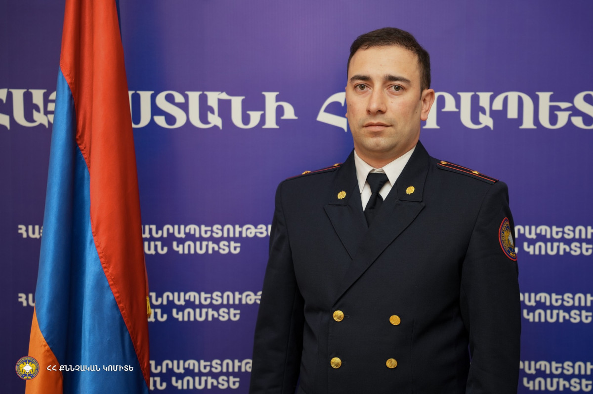 Գոռ Դավթյանը նշանակվել է Աբովյանի քննչական բաժնի պետ