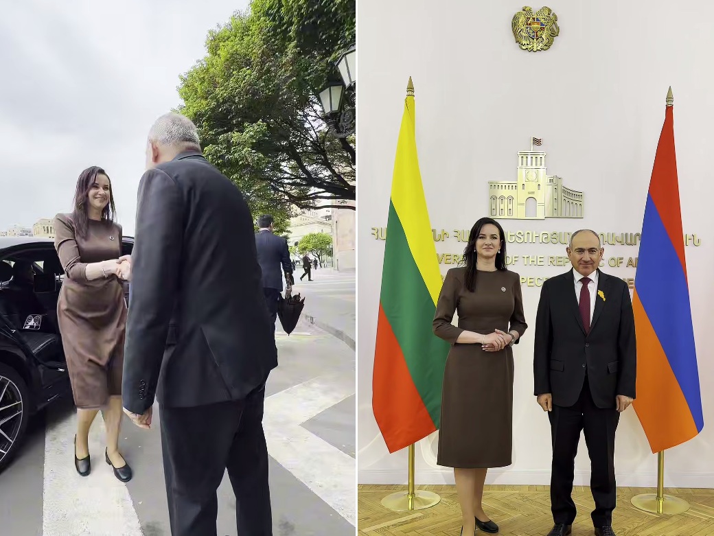 Meeting with Prime Minister of Lithuania Inga Ruginienė: Nikol Pashinyan posted video