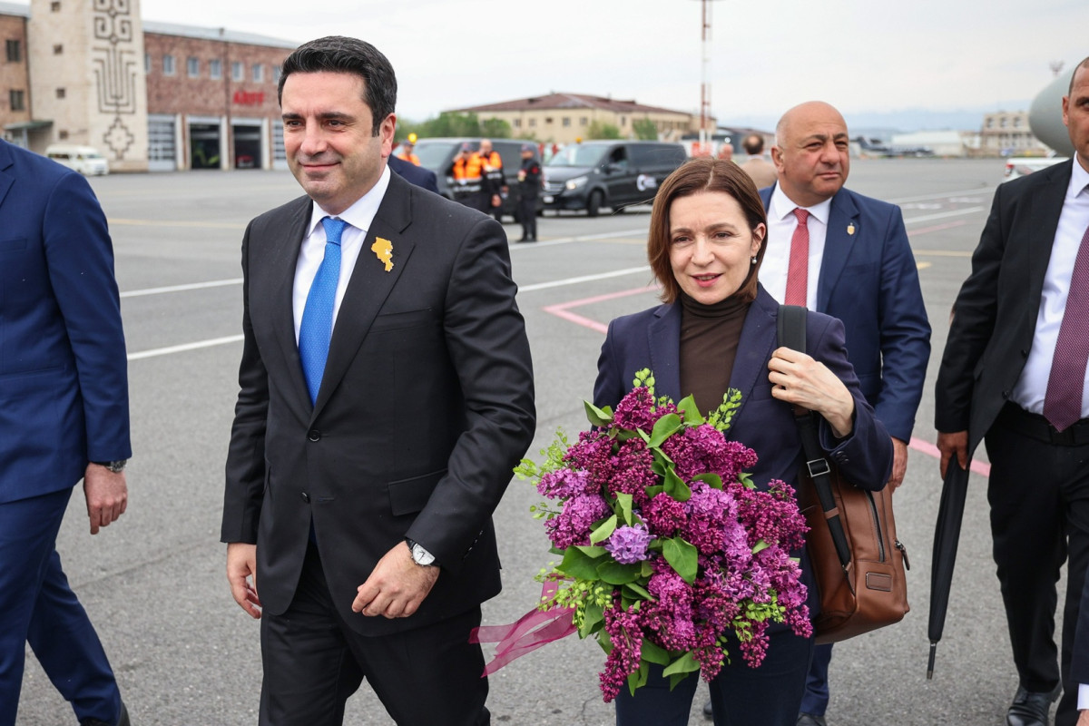 President of Moldova Maia Sandu arrived in Armenia