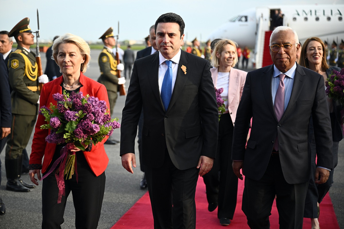 Antonio Costa, Ursula von der Leyen and Roberta Metsola arrived in Armenia