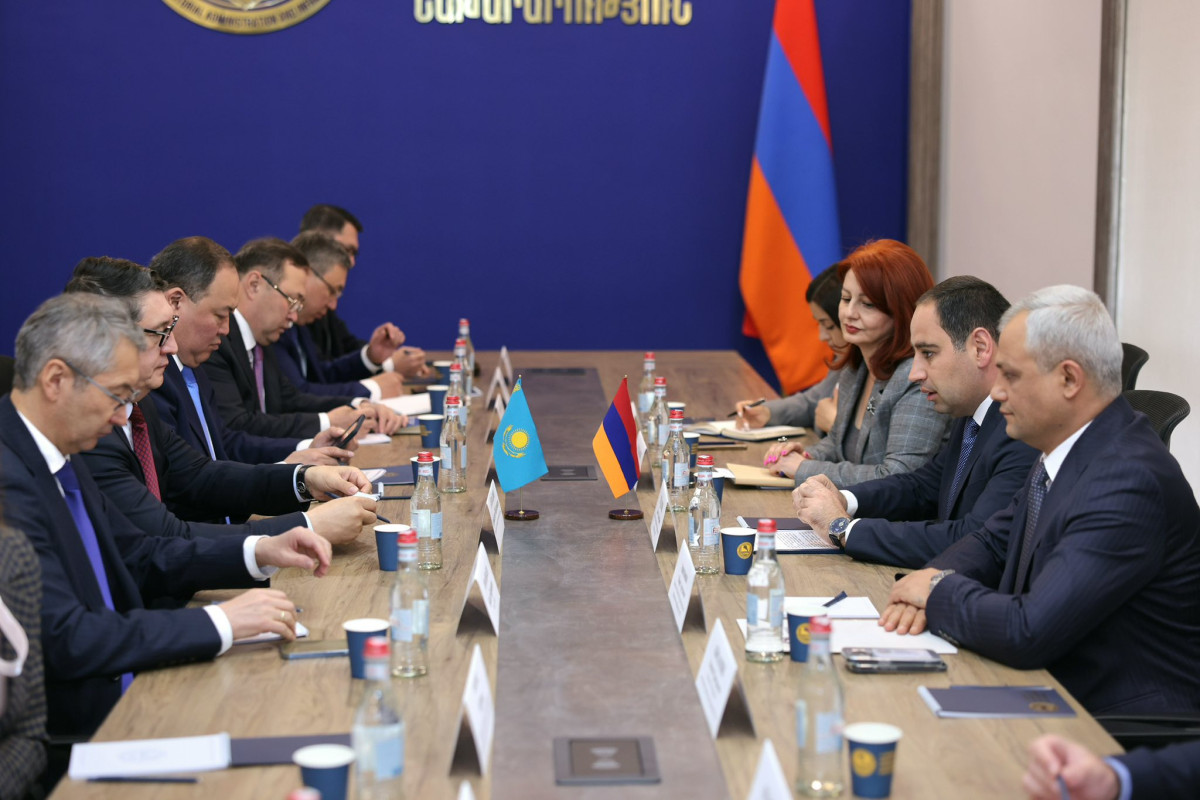 Դավիթ Խուդաթյանը և Ղազախստանի ատոմային էներգիայի գործակալության նախագահը քննարկել են ոլորտում առկա միտումները