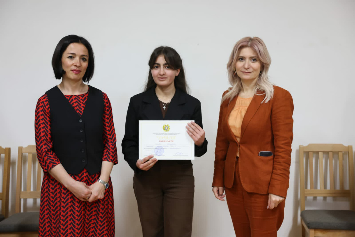 Ժաննա Անդրեասյանը 1-ին կարգի դիպլոմներ է հանձնել 2025-2026 ուստարվա դպրոցականների հանրապետական առարկայական օլիմպիադաների հաղթողներին