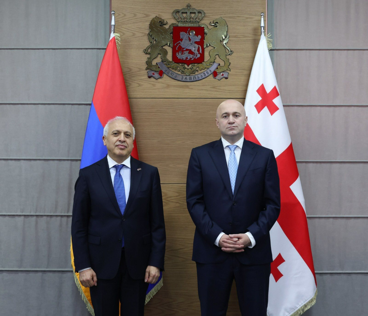 Ambassador Smbatyan and Minister of Internal Affairs of Georgia discussed cooperation between law enforcement agencies of Armenia and Georgia
