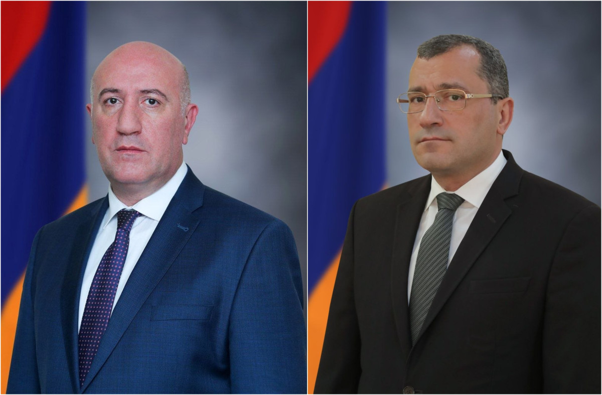 Արման Սարգսյանը և Կարեն Բրուտյանը պարգևատրվել են «Հայրենիքին մատուցած ծառայությունների համար» 1-ին աստիճանի մեդալներով