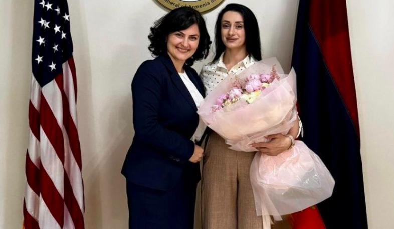 Լոս Անջելեսում ՀՀ գլխավոր հյուպատոսը հյուրընկալել է ծանրամարտի Աշխարհի և Եվրոպայի կրկնակի չեմպիոն Նազիկ Ավդալյանին