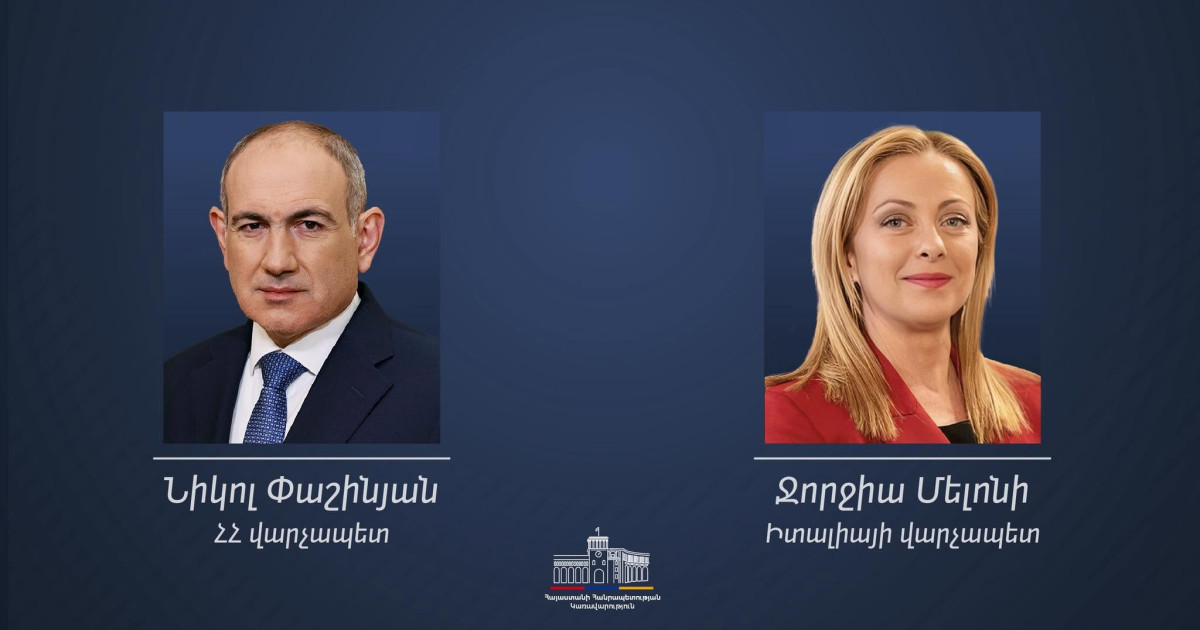 Հայ ժողովրդի քվեն երրորդ անգամ արժևորում է Ձեր առաջնորդությունը. Իտալիայի վարչապետը՝ Փաշինյանին
