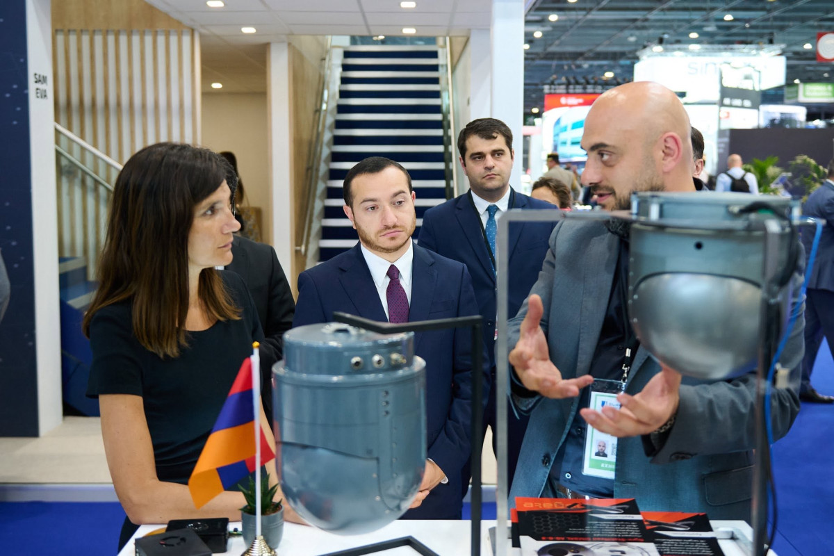 Ֆրանսիայի ԶՈՒ հարցերով լիազոր նախարարն այցելել է ՀՀ տաղավար և ծանոթացել պաշտպանական տեխնոլոգիաներին