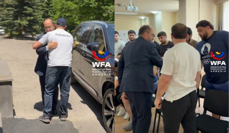 Արայիկ Հարությունյանը հանդիպել է ծանրորդներին