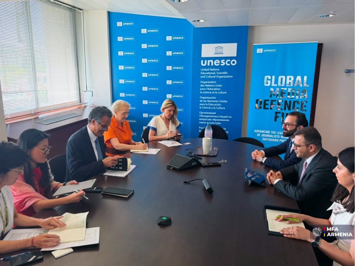 Փարիզում քննարկվել են Հայաստանի և ՅՈՒՆԵՍԿՕ-ի մշակութային համագործակցության հեռանկարները