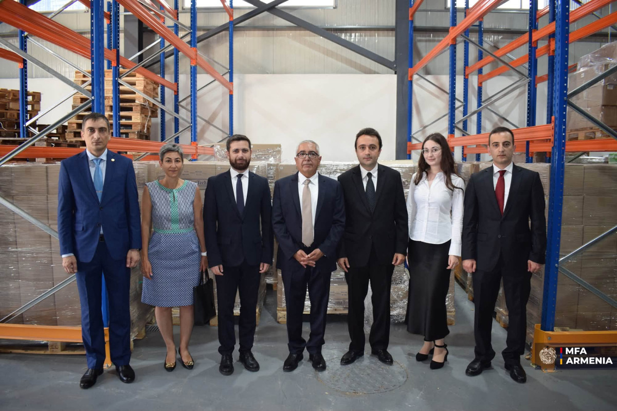 Տեղի է ունեցել Լիբանանին տրամադրված մարդասիրական օգնության հանձնման պաշտոնական արարողությունը