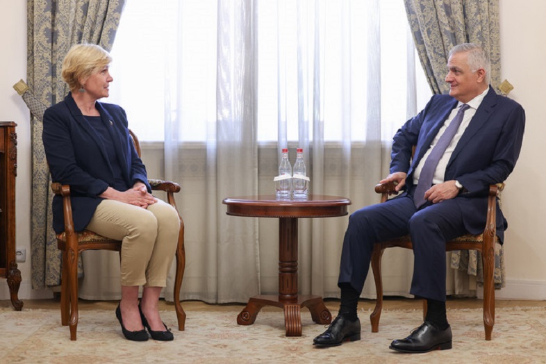 Mher Qriqoryan və Estoniya səfiri dövlət idarəçiliyi, rəqəmsallaşdırma və beynəlxalq ticarət sahələrində əməkdaşlığı müzakirə ediblər