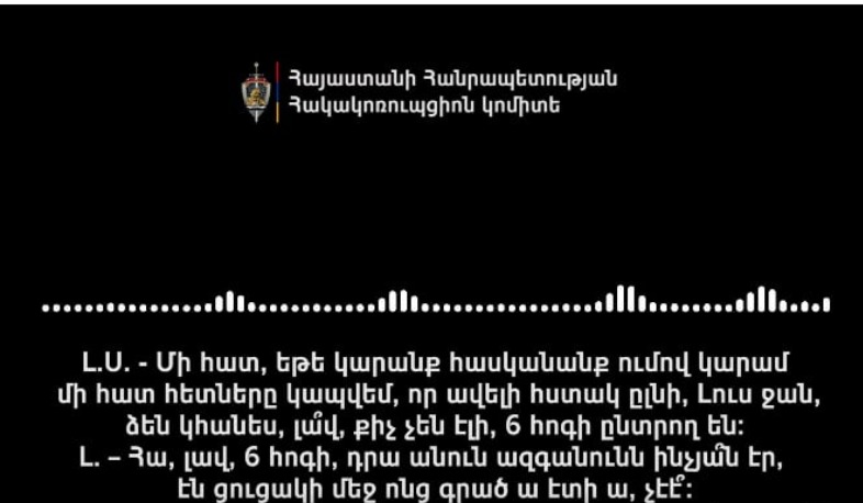 6 հոգի, անուն-ազգանունն ինչյա՞ն էր, էն ցուցակում ոնց որ գրած ա, չէ՞․ ընտրակաշառքի վերաբերյալ նոր ձայնագրություն «Ուժեղ Հայաստան»-ից