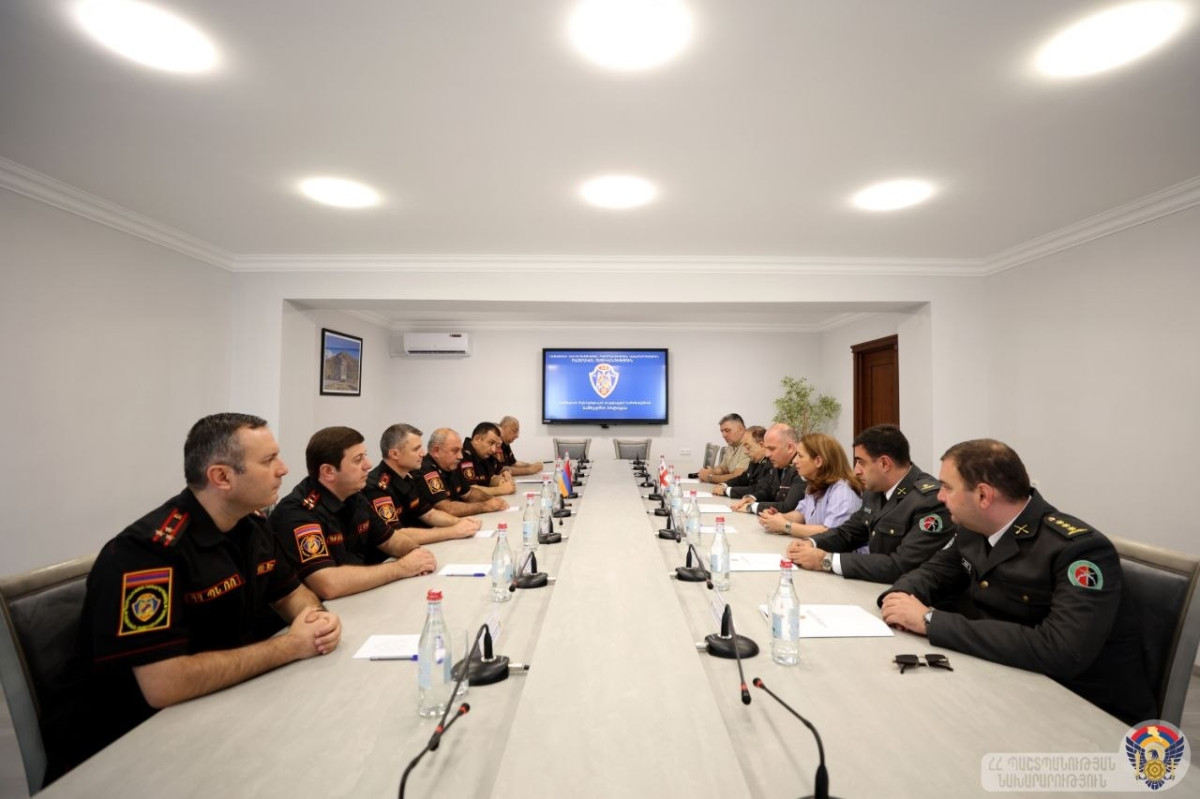 Ashot Zakaryan and Shalva Shengelia discuss expanding cooperation and opportunities for exchange of experience