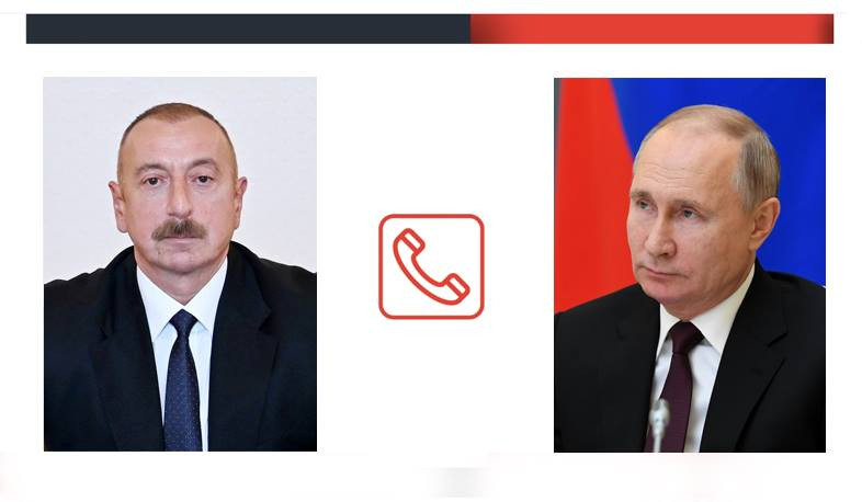 Putin və Əliyev telefon danışığı aparıblar