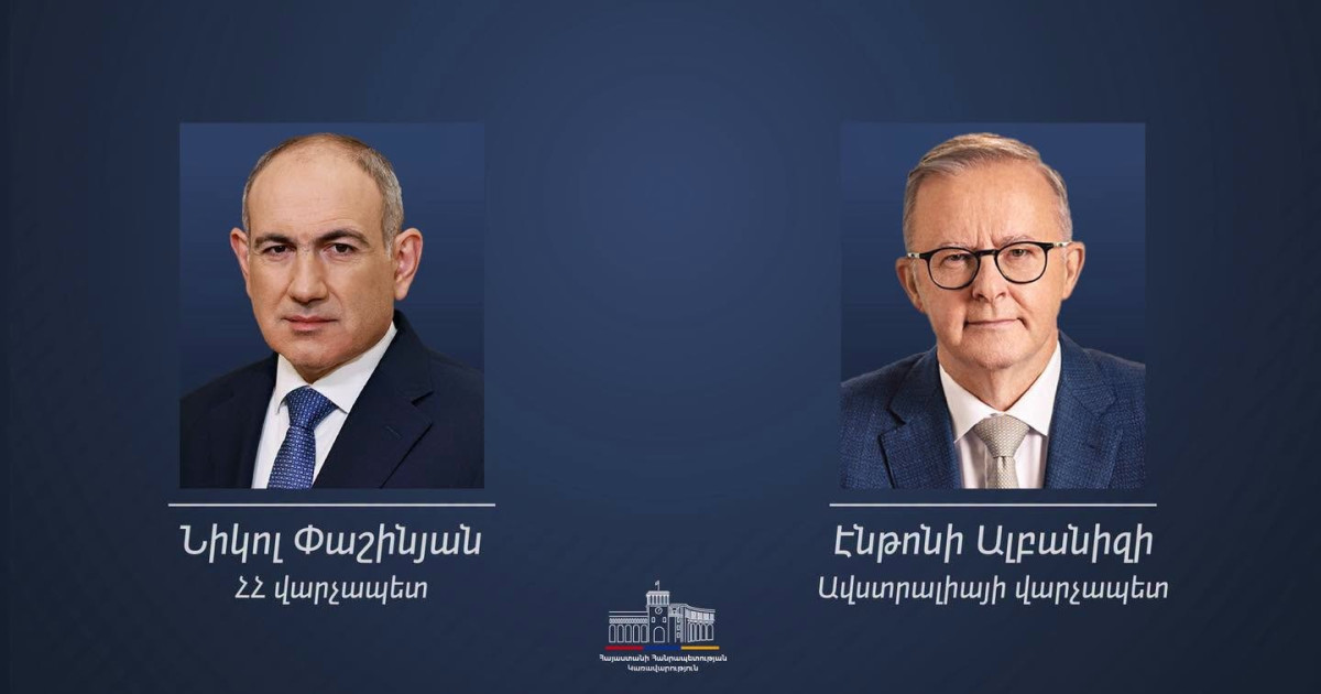 Australian Prime Minister sends congratulatory message to Pashinyan on reappointment as Prime Minister