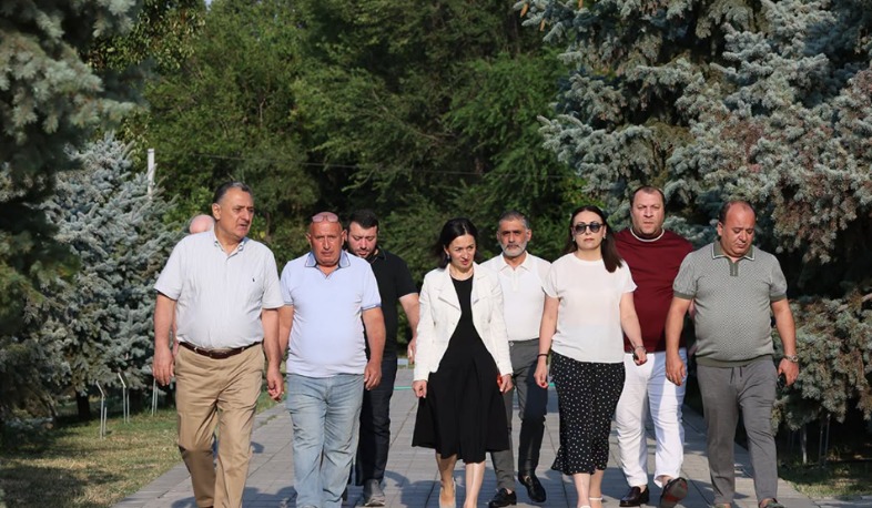 Ժաննա Անդրեասյանը հետևել է Հայոց ցեղասպանության զոհերի հուշահամալիրի բարեկարգման աշխատանքների ընթացքին