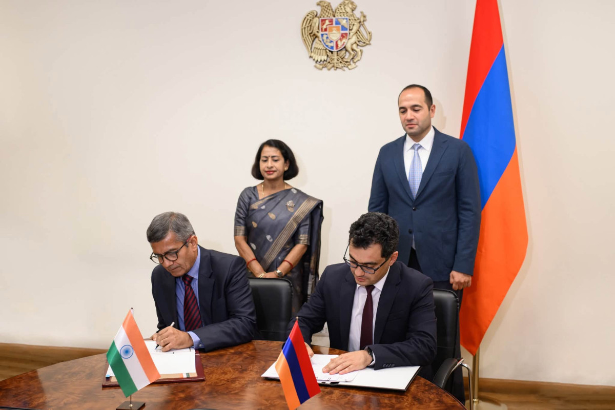ՀՀ ԲՏԱ նախարարության և Հնդկաստանի ՊՆ-ի միջև փոխըմբռնման հուշագիր է ստորագրվել