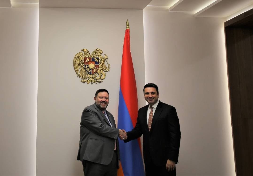 Alen Simonyan and David Allen discussed issues related to further cooperation