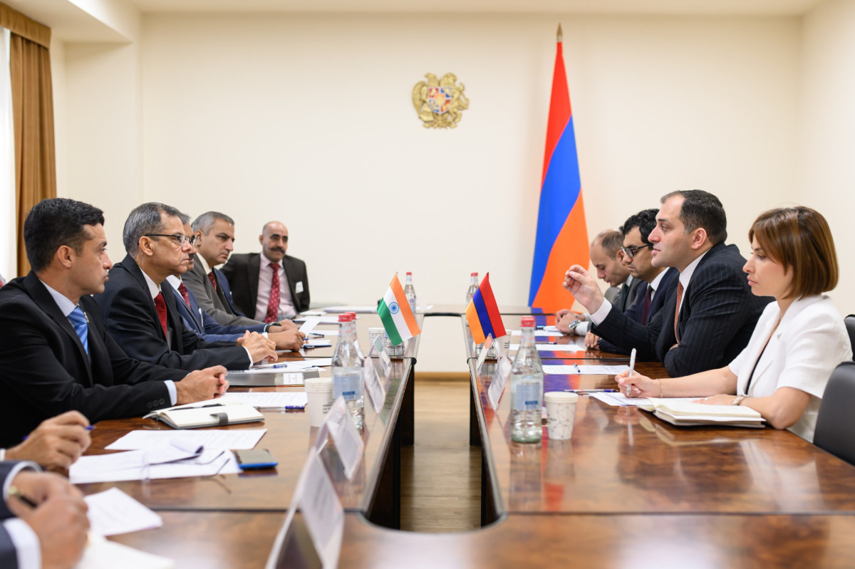 Հնդկաստանի Պաշտպանական ազգային քոլեջի պատվիրակության հետ քննարկվել է ԱԲ ոլորտի ենթակառուցվածքների զարգացմանն առնչվող հարցեր