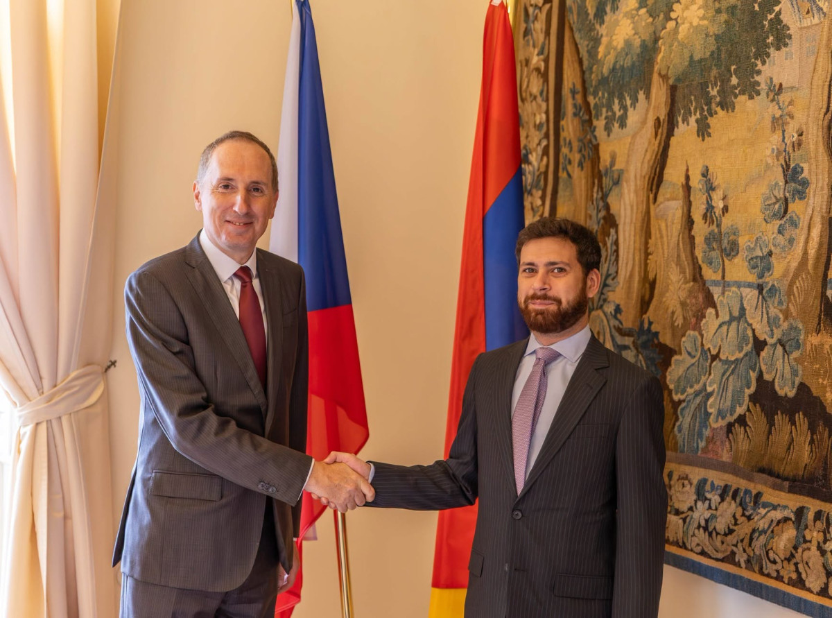 Վահան Կոստանյանը և Չեխիայի ԱԳ նախարարի տեղակալն առանձնանշել են համագործակցության հեռանկարային ոլորտները
