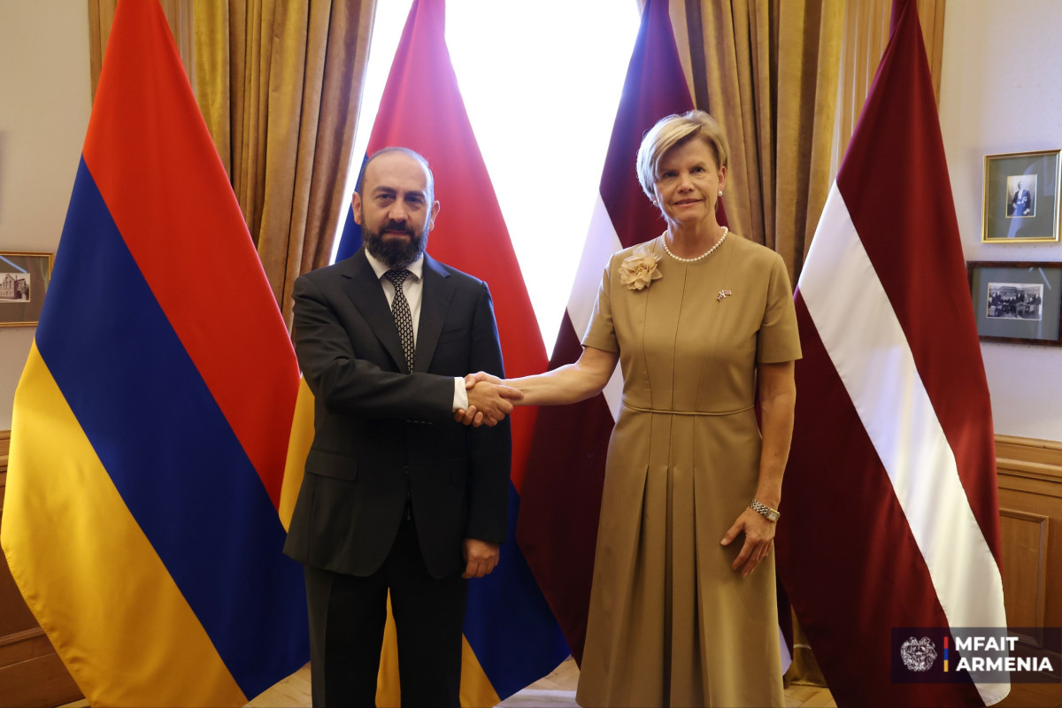 Ararat Mirzoyan's official discussions in Riga began with private meeting with Latvian Foreign Minister