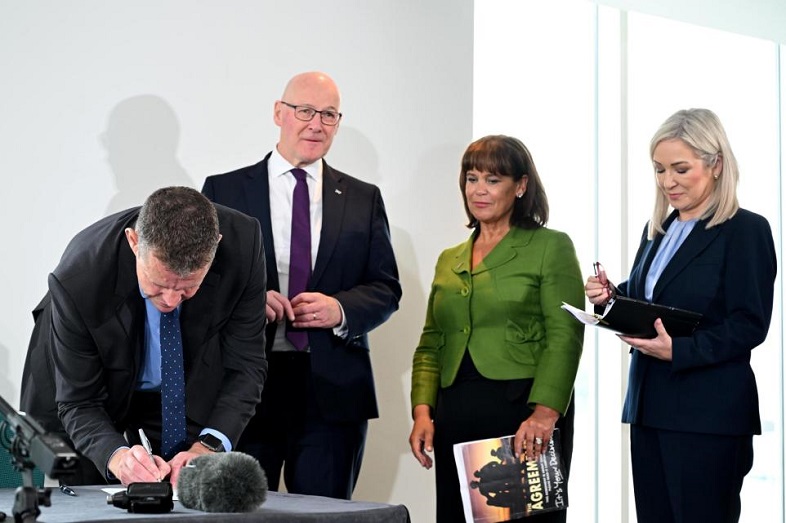 Scotland, Wales, and Northern Ireland signed independence agreement