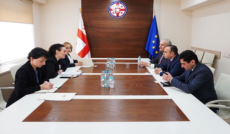 Զարեհ Սինանյանը հանդիպել է Վրաստանի ԱԳ նախարարի տեղակալի հետ