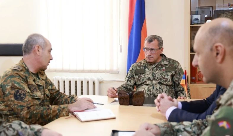 Պաշտպանության փոխնախարար Կարեն Բրուտյանն այցելել է N զորամաս