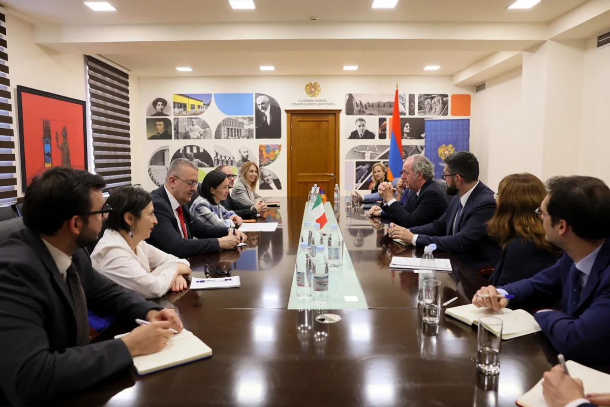 ԿԳՄՍ նախարարը և Վենետոյի տարածաշրջանային խորհրդի նախագահը քննարկել են Դվինի հնավայրի հնագիտական ժառանգության թվայնացման աշխատանքները