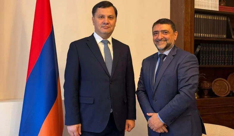 ՀՀ դեսպանն ու Ֆրանս-Հայկական առևտրաարդյունաբերական պալատի նախագահը քննարկել են արտահանման խթանումը