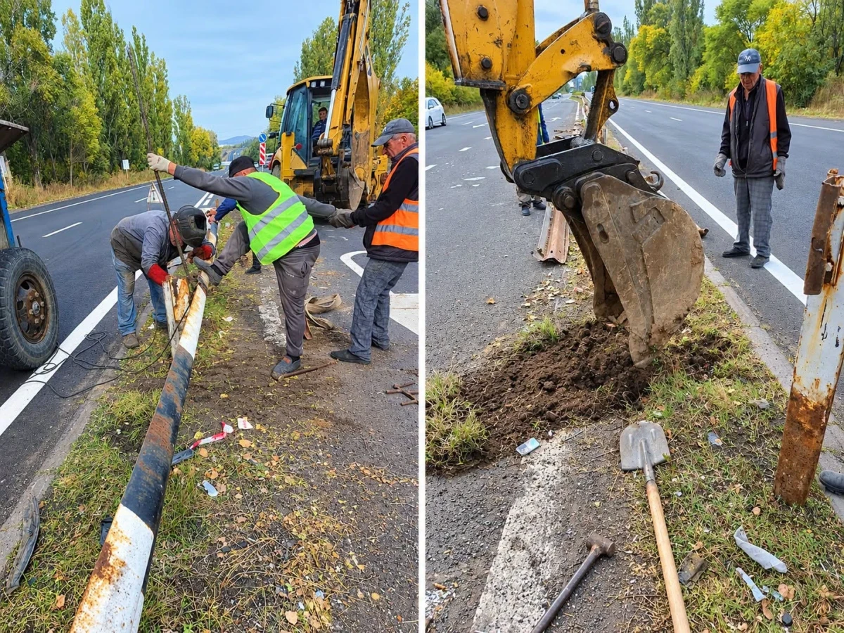 Մ-4, Երևան-Սևան ավտոճանապարհին վերանորոգվում են մետաղական արգելապատնեշները