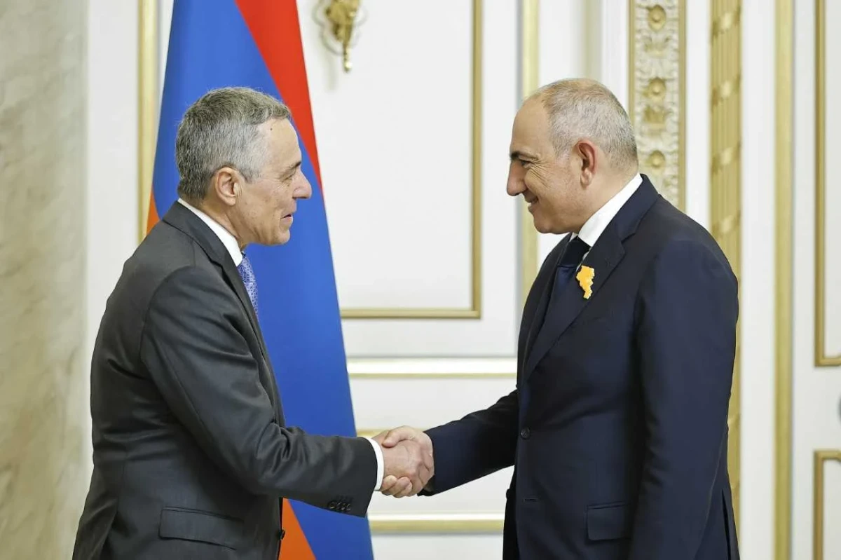 Վարչապետն ընդունել է ԵԱՀԿ գործող նախագահ, Շվեյցարիայի արտաքին հարաբերությունների դաշնային դեպարտամենտի ղեկավարին