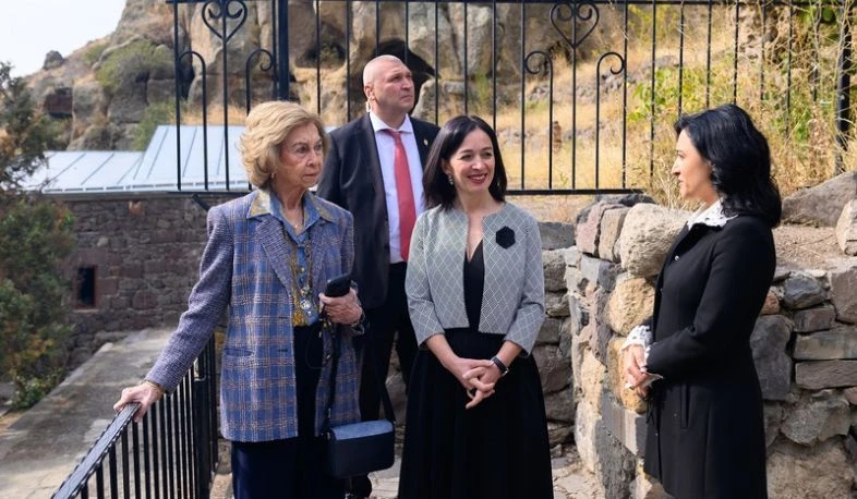 Իսպանիայի թագուհի Սոֆիան այցելել է Գեղարդի վանական համալիր