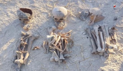 Azerbaijan demolishes old grave in Parukh and uses relics for propaganda