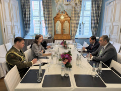 Suren Papikyan və Litvanın milli müdafiə naziri ikitərəfli əməkdaşlıq məsələlərini müzakirə ediblər