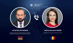 Հայաստանի և Ռումինիայի արտաքին քաղաքական գերատեսչությունների ղեկավարները հեռախոսազրույց են ունեցել