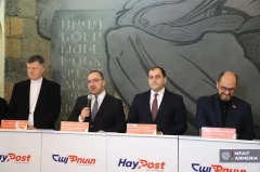 ՀՀ ԱԳՄԱ գլխավոր քարտուղարը մասնակցել է Մխիթար Սեբաստացու ծննդյան 350-ամյակի թեմայով նամականիշի մարման արարողությանը