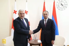 Արսեն Թորոսյանը և Միխեիլ Սարջվելաձեն քննարկել են սոցիալական ծառայությունների թվայնացման ուղղությամբ համագործակցության զարգացման վերաբերյալ հարցեր