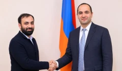 Դավիթ Թադևոսյանն ընդունել է Krisp-ի համահիմնադիր Արտավազդ Մինասյանին