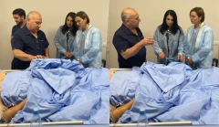 ՔՊ խմբակցության պատգամավորները տեսակցել են Շաքիում ադրբեջանցու կրակոցից վիրավորում ստացած կնոջը և նրա երեխաներին