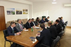 Խուդաթյանը Թուրքիայի պատվիրակության հետ քննարկել է  Գյումրի - Կարս էլեկտրահաղորդման գծի վերականգնման ուղղությամբ աշխատանքները