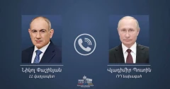 Состоялся телефонный разговор Никола Пашиняна и Владимира Путина