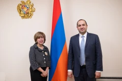 Դավիթ Թադևոսյանը և Եգիպտոսի դեսպանը քննարկել են երկկողմ համագործակցության օրակարգի առանցքային հարցեր