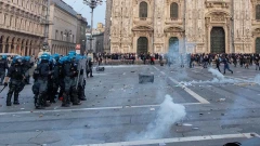 Протесты в Милане, арестовано более 200 человек