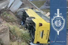 Երևանում ավտոբուս է կողաշրջվել. կա 11 տուժած