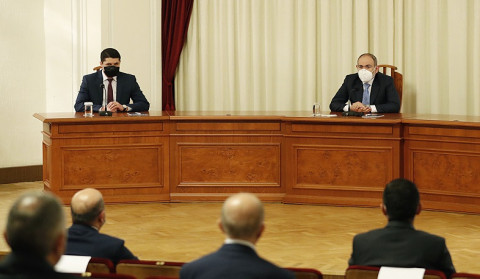 The Prime Minister introduced the newly appointed heads of the National Security Service, the Police and the AF General Staff